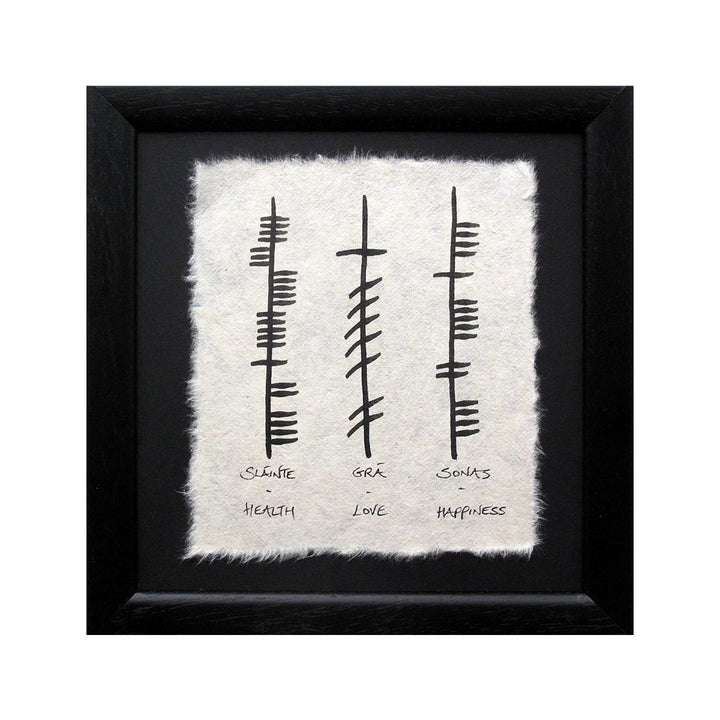 Ogham Mini Triple Frame