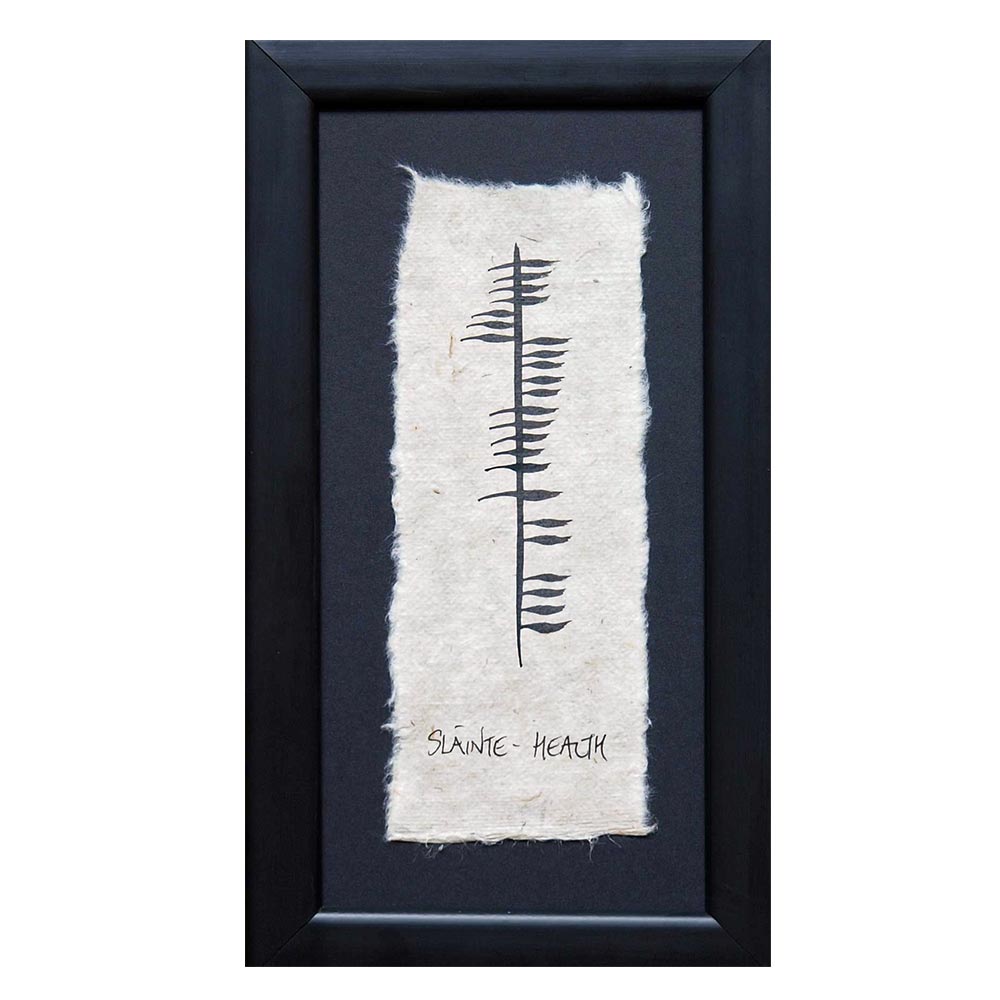 Framed Ogham Wish Pictures