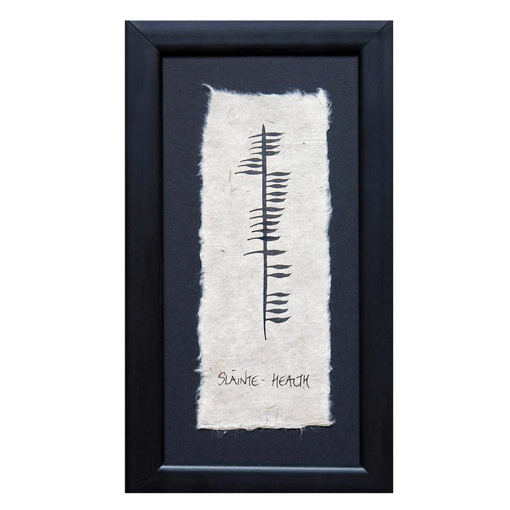 Framed Ogham Wish Pictures