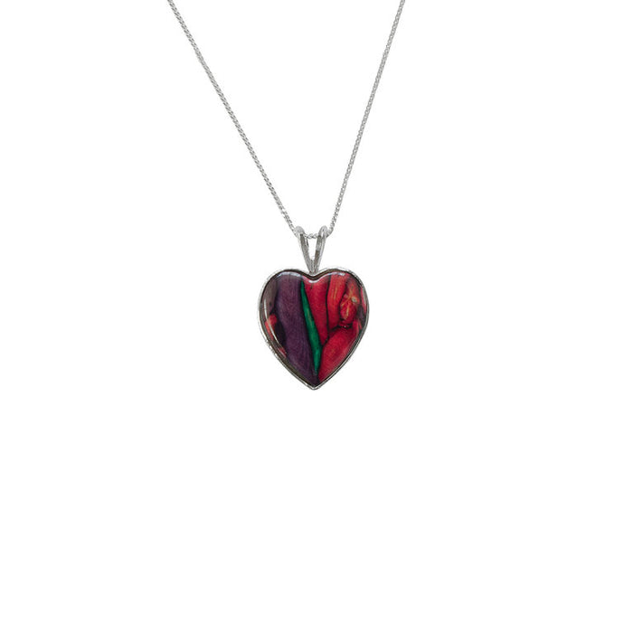 Heathergems Silver Heart Pendant (SP431)