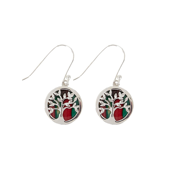 heathergems silver tree of life earrings