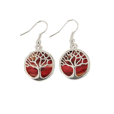 tree of life plated earrings by heathergems