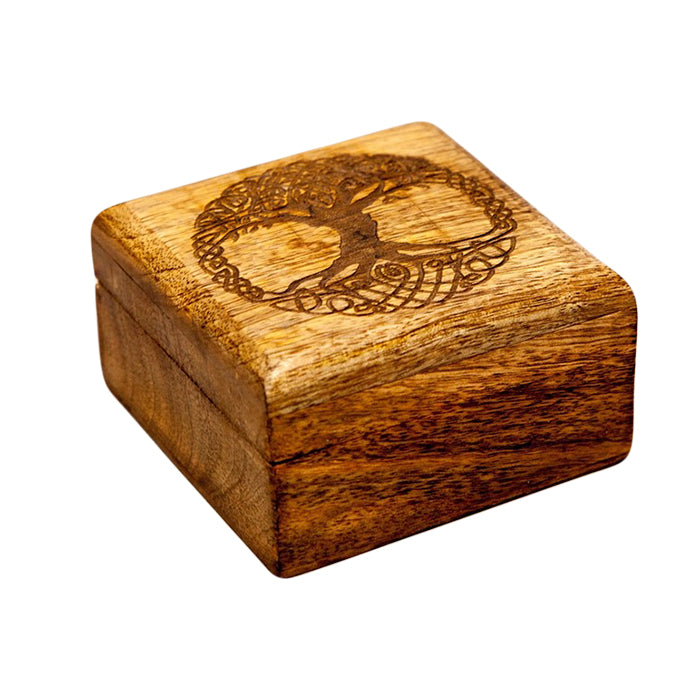 Laser Engraved Celtic Tree Box