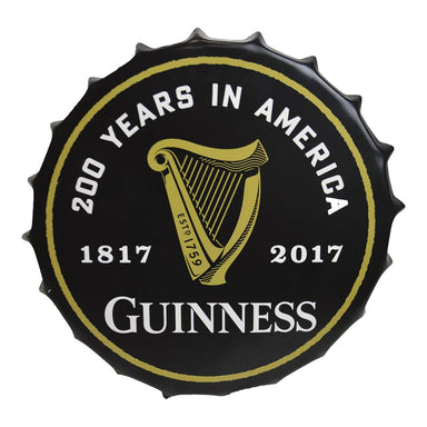 Guinness Bottle Cap Sign 200th Anniversary