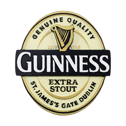 Guinness Resin Magnet Label