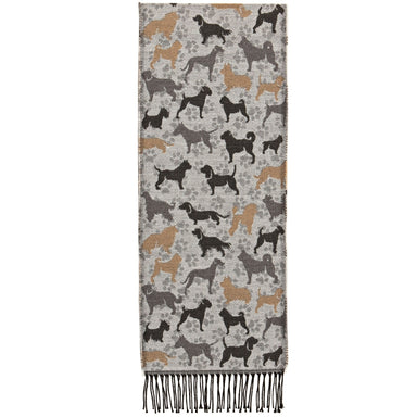 100% Acrylic Scarves with Dogs