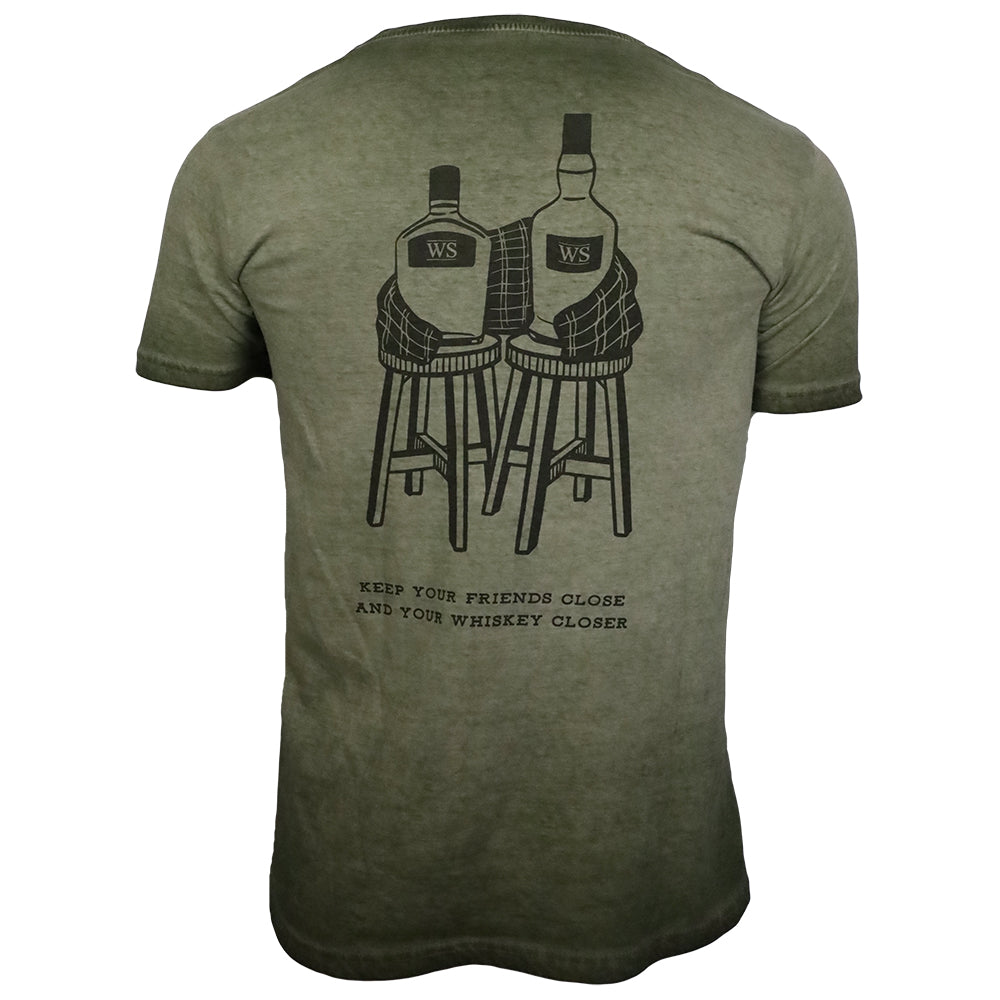 CLEARANCE - Keep Your Friends Close, Whiskey Closer T-Shirt