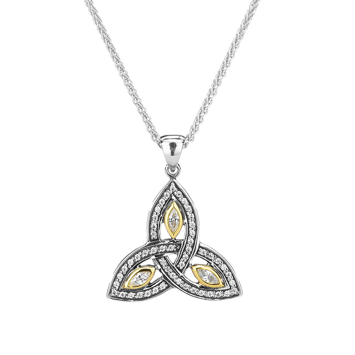 small trinity knot pendant by keith jack