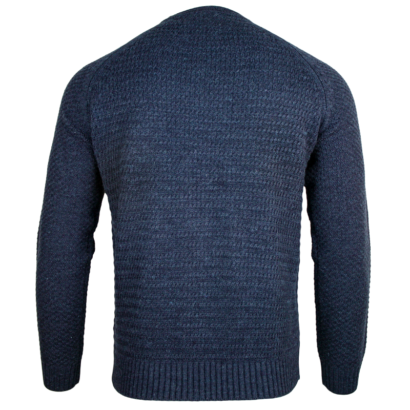 back of horizon emerald isle crew neck sweater