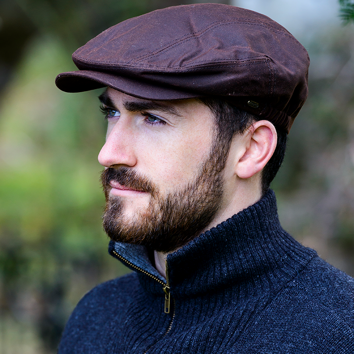 Cotton Kerry Cap Waxed Cotton Rain Hat The Celtic Ranch