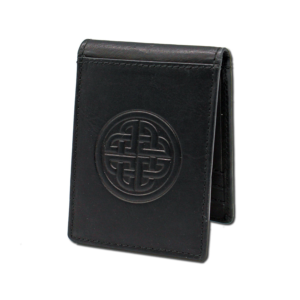 front of black fergal dog clip wallet by lee river