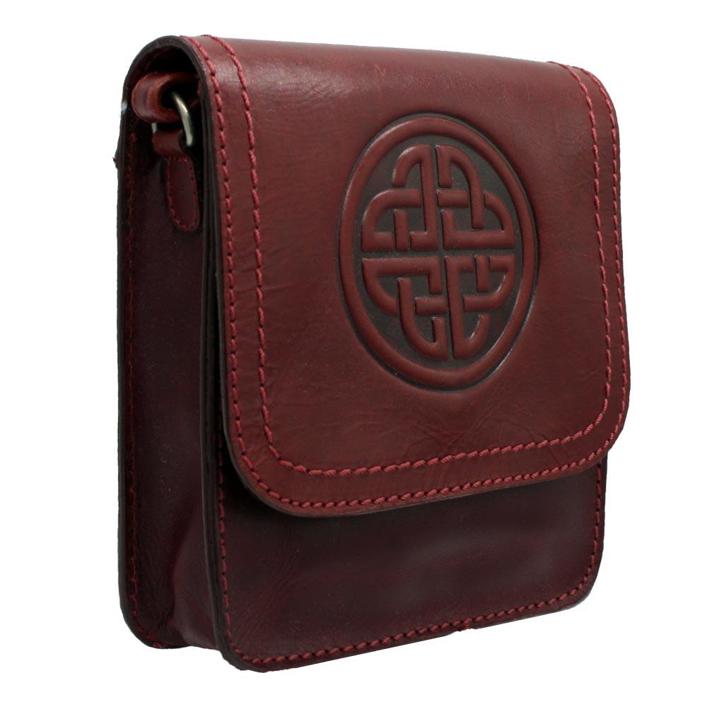 morrigan ladies leather bag red by lee river