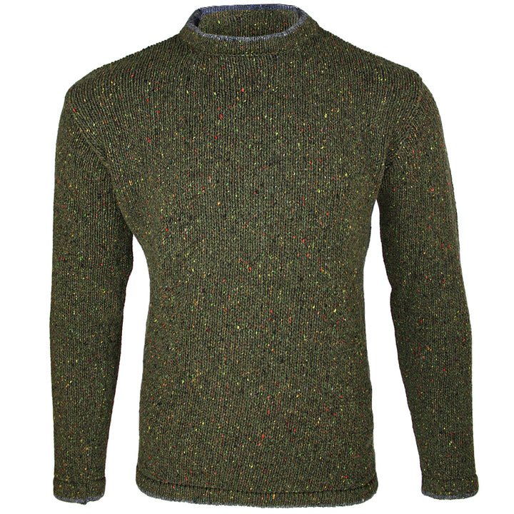 front view of irelands eye mens irish pullover sweater