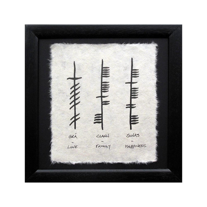 Ogham Mini Triple Frame