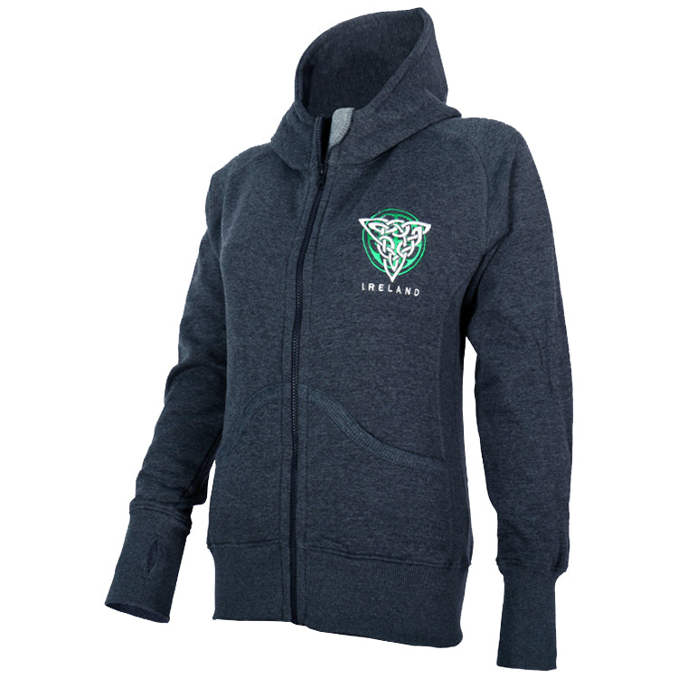 Ladies Ireland Trinity Knot Yarn Dye Hoodie