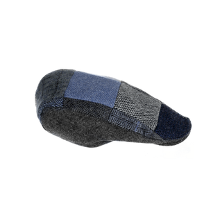 tweed patchwork walking hat