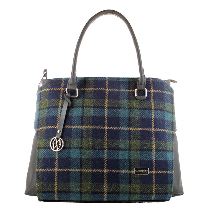 Irish Tweed and Leather Emily Bag