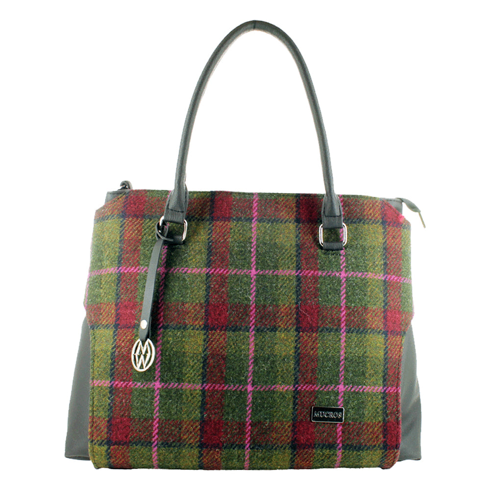 Irish Tweed and Leather Emily Bag