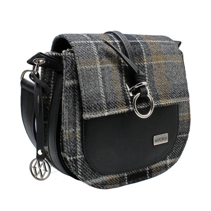 wool and leather grace bag by style 21 by mucros weavers