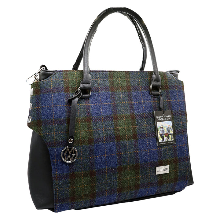 Irish Tweed and Leather Emily Bag