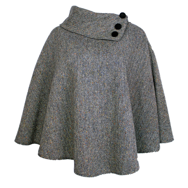 front of mucros weavers poncho color 1