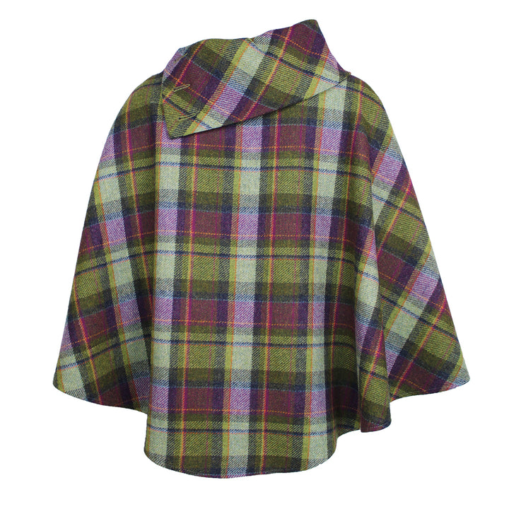 back of mucros weavers poncho color 574-1