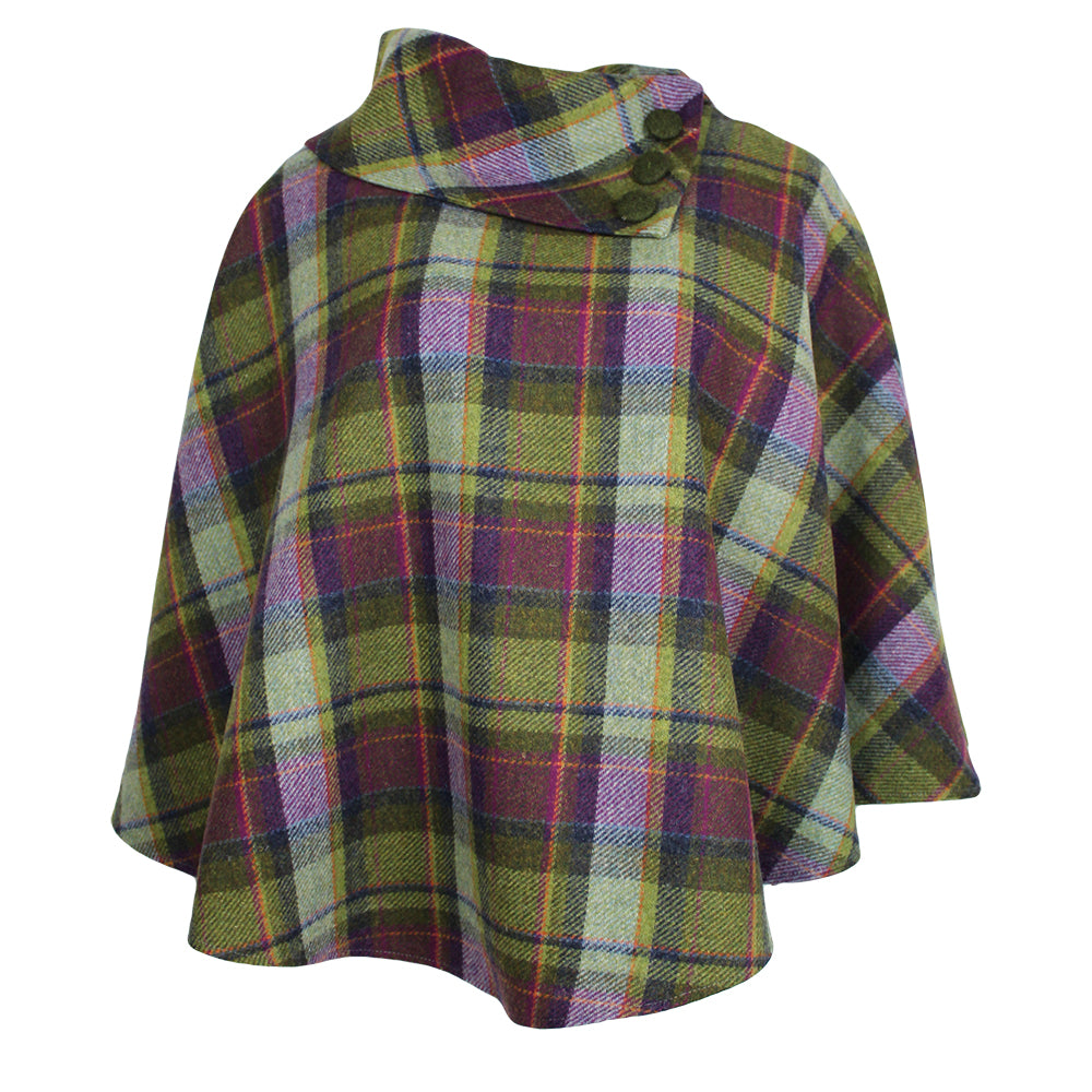 front of mucros weavers poncho color 574-1