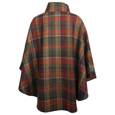 Irish Wool Poncho Half Zip