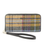front of tweed wallet color 203 by mucros weavers