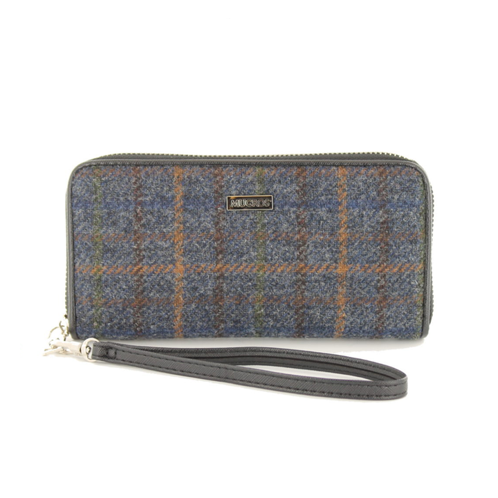 front of tweed wallet color 781 by mucros weavers