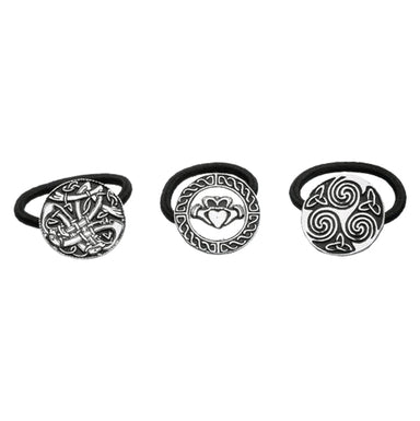 Pewter Set of Celtic Hair Bobbles