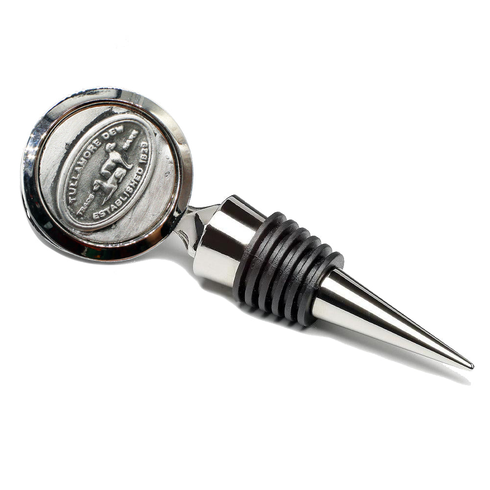 tullamore dew irish wine stopper by mullingar pewter