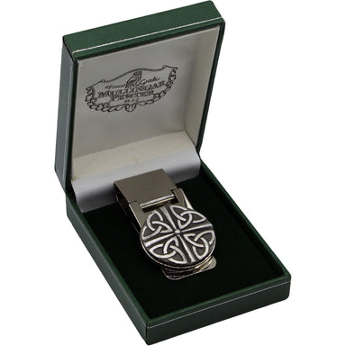 trinity money clip by mullingar pewter in case