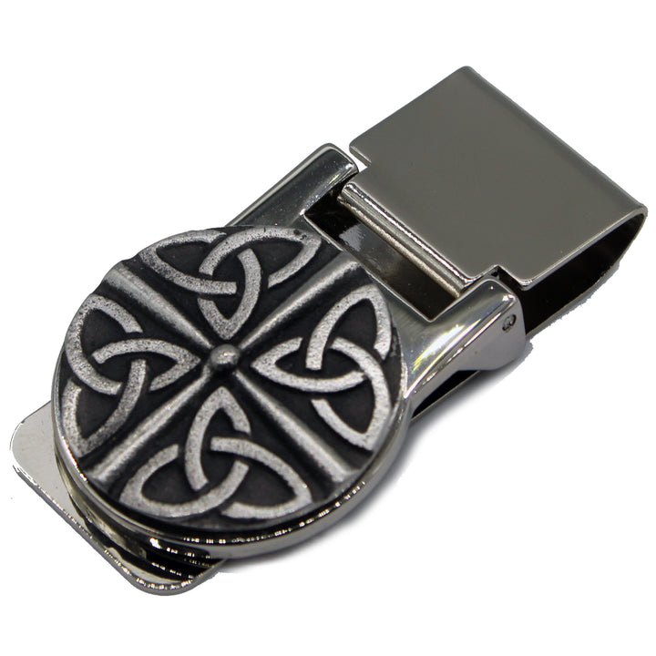 four trinity money clip by mullingar pewter