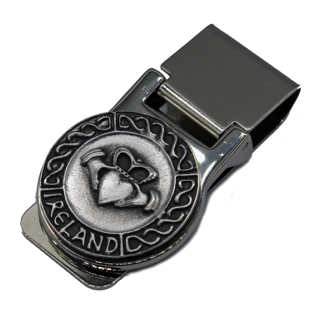 claddagh money clip by mullingar pewter