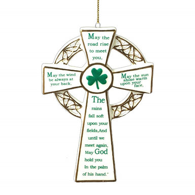 Porcelain Irish Cross Ornament
