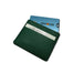 green leather card holder by samte