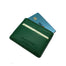 green leather card holder by samte