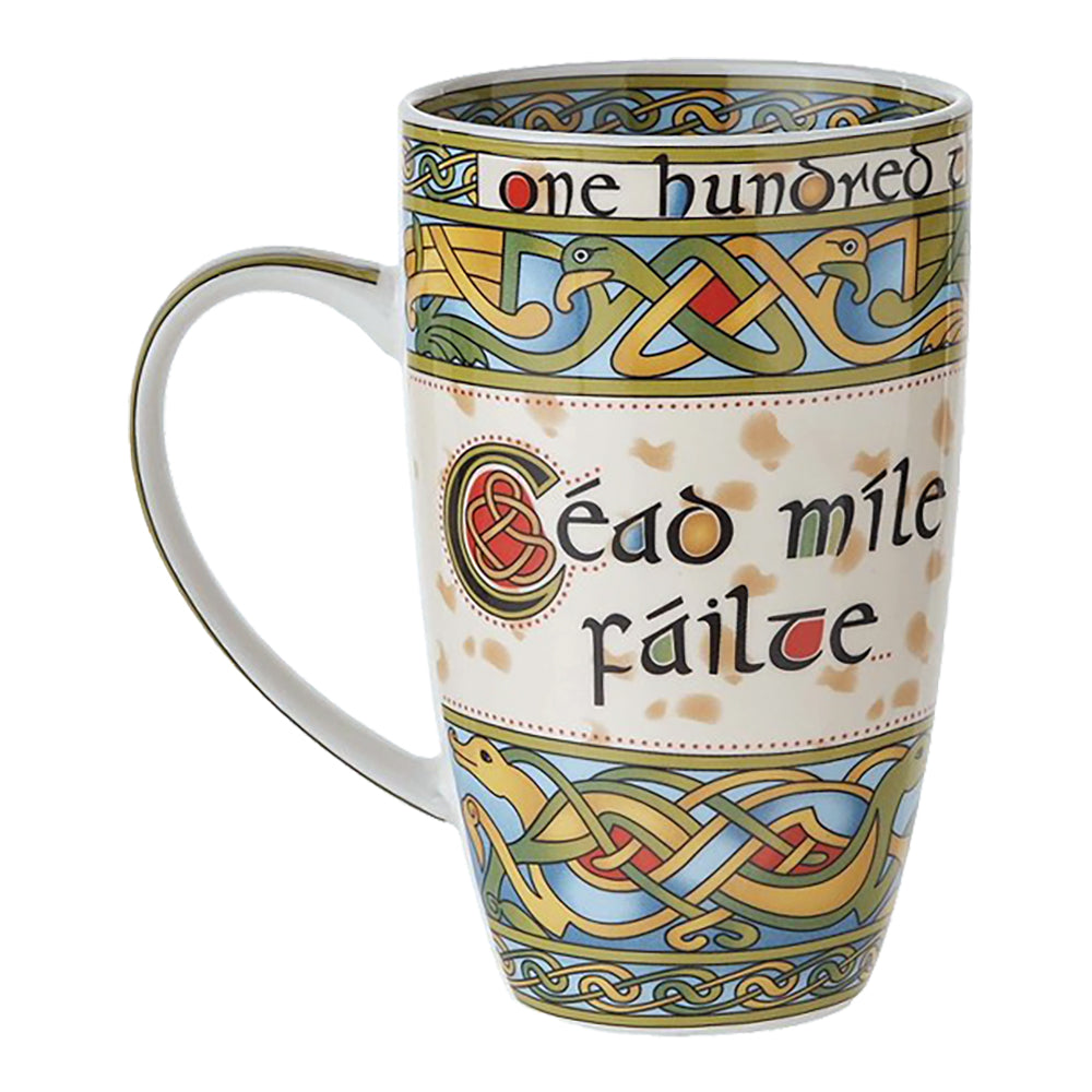 Irish Blessing Mug Celtic Design Capacity 400 ml/14 fl oz Tea Cup Coffe Mug  by Royal Tara 
