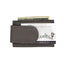 grey leather magnetic money clip and card holder by samtee international