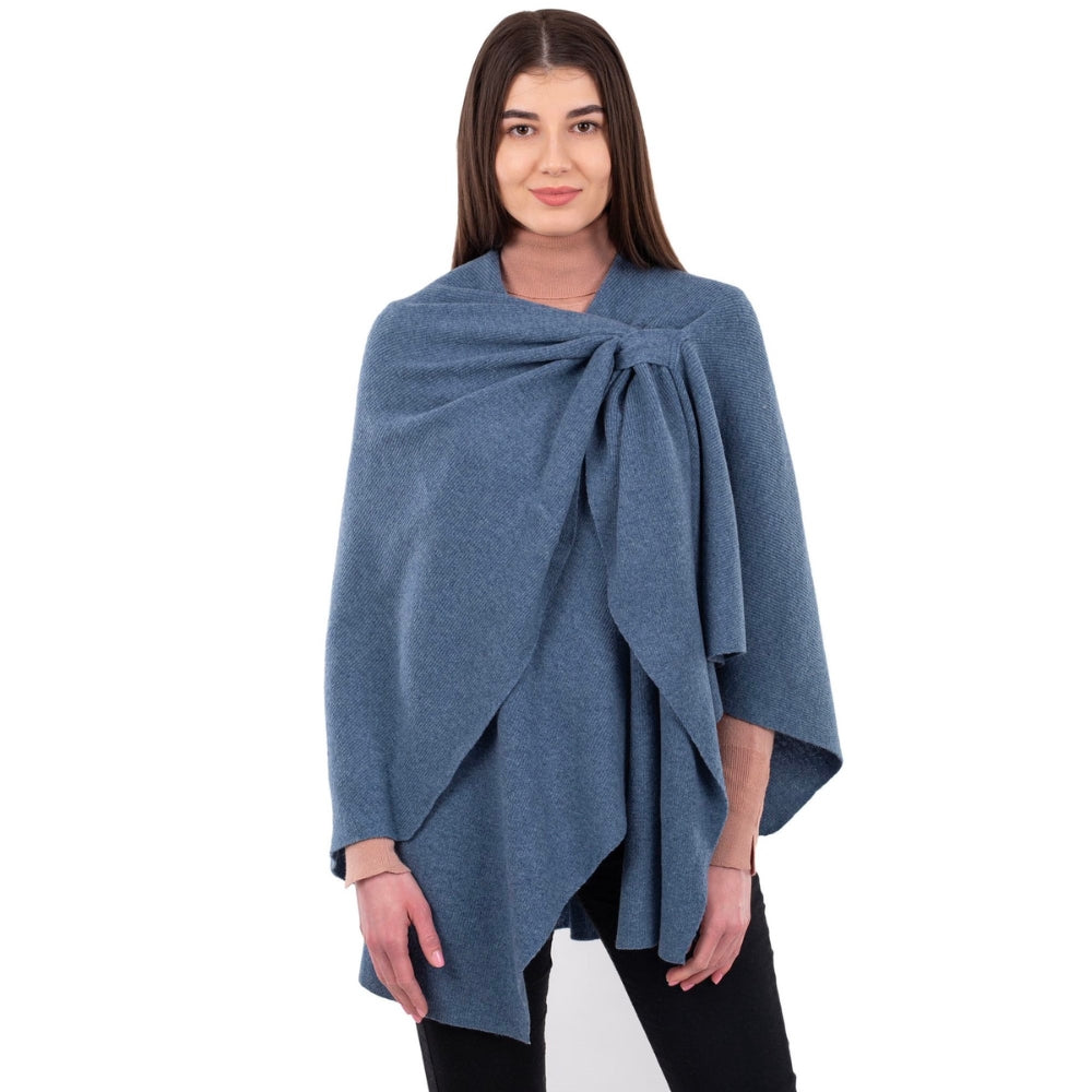 Lambswool Draped Shawl