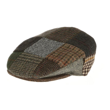 traditional flat patch cap by hanna hats