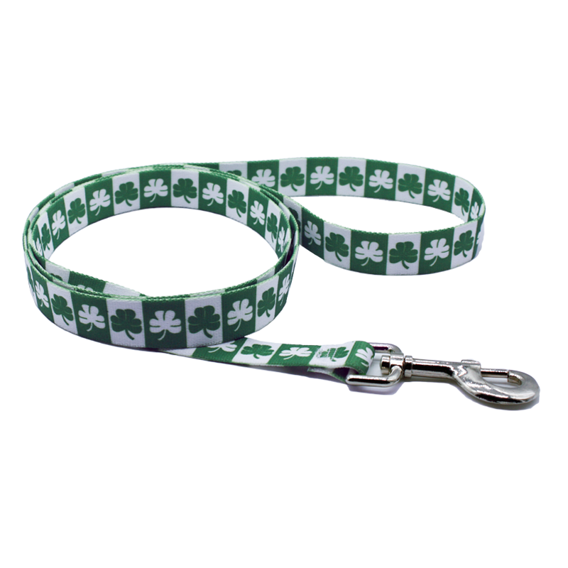 shamrock dog leash by burke and hogan