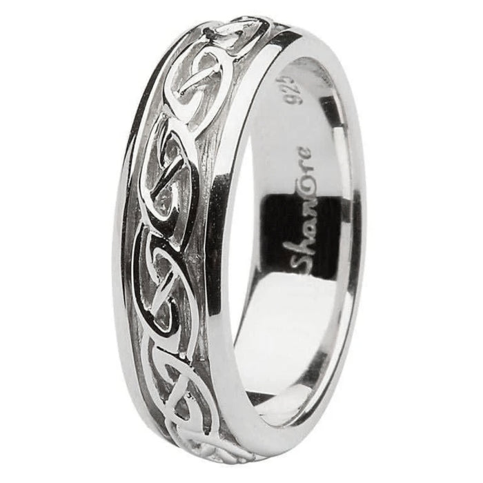 Sterling Silver Celtic Ladies Ring