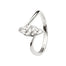 Sterling Silver Double Trinity Ring