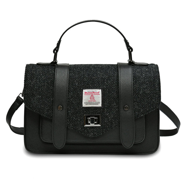 The Large Satchel with Harris Tweed®