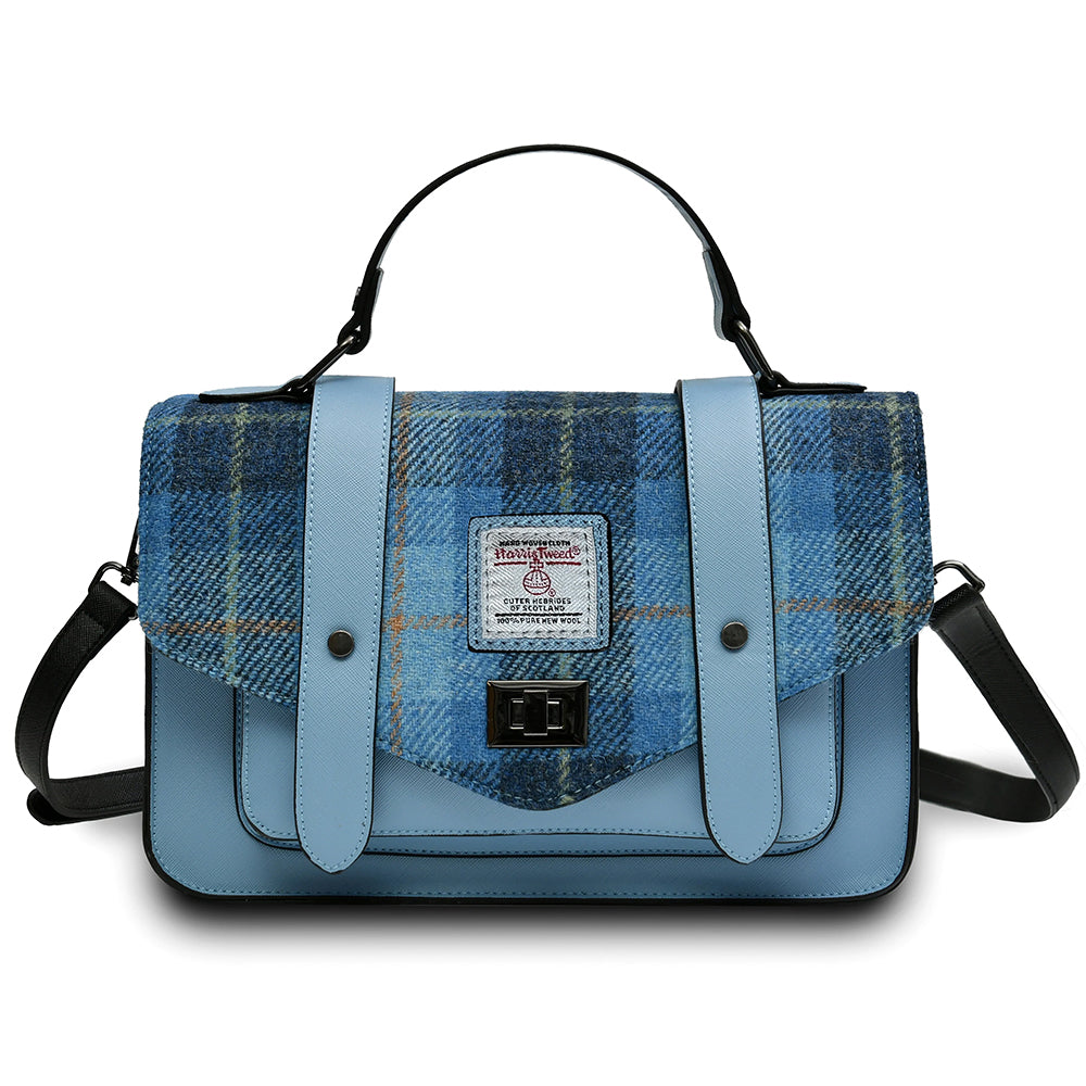 The Large Satchel with Harris Tweed®