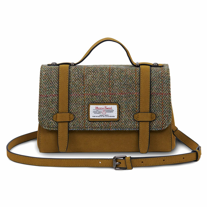 Islander® The Orkney Satchel with Harris Tweed®