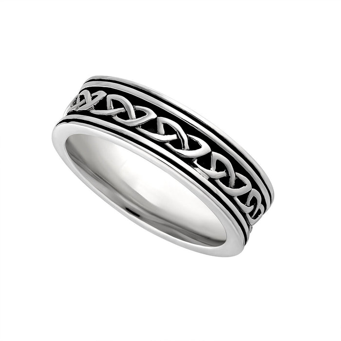 Balinese Women's Sterling Silver Handcrafted Wide Band Ring - Tropical Rain  Forest | NOVICA