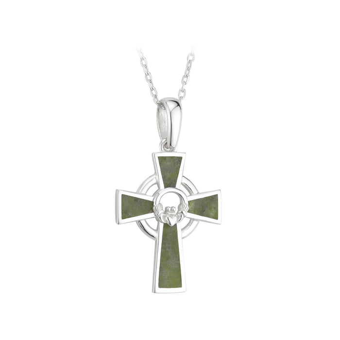 Sterling Silver Connemara Cross Necklace